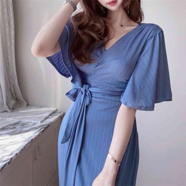 summer korean style temperament v-neck lotus leaf sleeve lace-up wrap holiday sunscreen dres 210603, Black;gray
summer korean style temperament v-neck lotus leaf sleeve lace-up wrap holiday sunscreen dres 210603, Black;gray