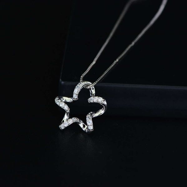 hbp fashion luxury korean necklace five pointed star pendant with zircon clavicle chain, Silver
hbp fashion luxury korean necklace five pointed star pendant with zircon clavicle chain, Silver