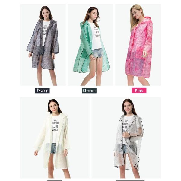 new arrival fashion lace waterproof plastic eva women hooded long trench rain coats outdoor rainw jllmkc
new arrival fashion lace waterproof plastic eva women hooded long trench rain coats outdoor rainw jllmkc