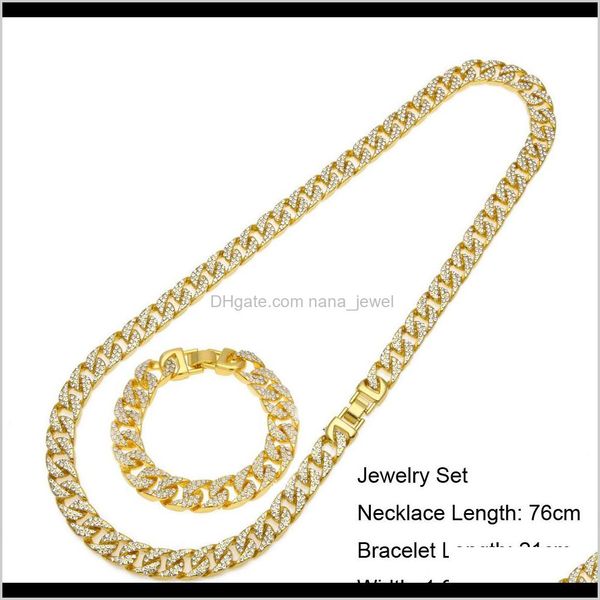 men hip hop bling jewelry set 24k gold plated full cz miami cuban link necklace & bracelet iced out chains 76cm 21cm srihp bu8wk, Silver
men hip hop bling jewelry set 24k gold plated full cz miami cuban link necklace & bracelet iced out chains 76cm 21cm srihp bu8wk, Silver