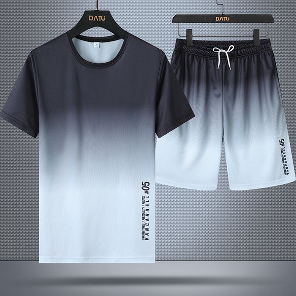 2021 t-shirt gradient trendy loose student sports leisure suit men's short sleeved shorts, Gray
2021 t-shirt gradient trendy loose student sports leisure suit men's short sleeved shorts, Gray