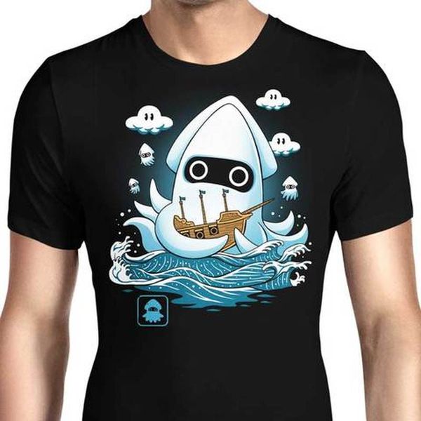 fashion cartoon wave pattern ins wind round neck short-sleeved t-shirt for men and women, comfortable and loose, White;black
fashion cartoon wave pattern ins wind round neck short-sleeved t-shirt for men and women, comfortable and loose, White;black