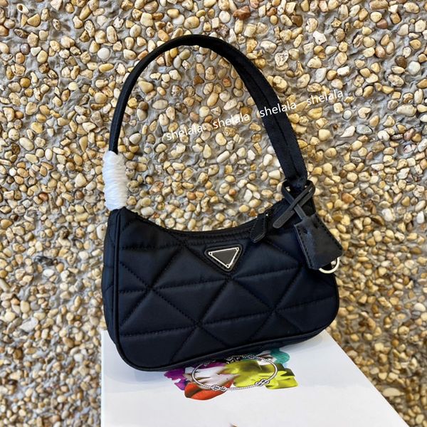 women black nylon handbags hobos luxury lady shoulder bags purses diamond lattice handbag baguettes triangle small totes tag high quality
women black nylon handbags hobos luxury lady shoulder bags purses diamond lattice handbag baguettes triangle small totes tag high quality