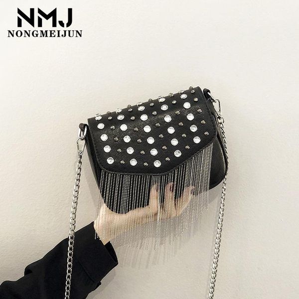 evening bags chain tassel shoulder bag for women 2021 summer fashion rivet ladies crossbody messenger pu leather female phone
evening bags chain tassel shoulder bag for women 2021 summer fashion rivet ladies crossbody messenger pu leather female phone