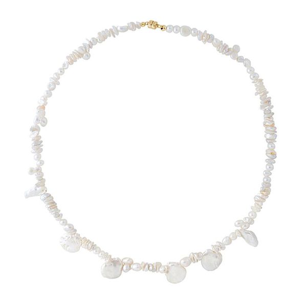 2021 new irregular freshwater pearl necklace fashionable simple wild real pearl choker for women banquet charm naszyjnik jewelry, Golden;silver
2021 new irregular freshwater pearl necklace fashionable simple wild real pearl choker for women banquet charm naszyjnik jewelry, Golden;silver