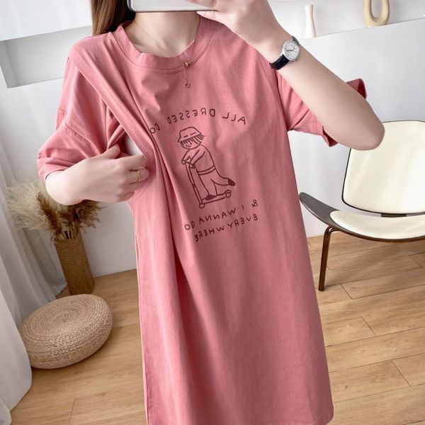 letter print pregnant woman summer dresses scooter girl pattern short sleeve loose breastfeeding one piece maternity clothes, White
letter print pregnant woman summer dresses scooter girl pattern short sleeve loose breastfeeding one piece maternity clothes, White