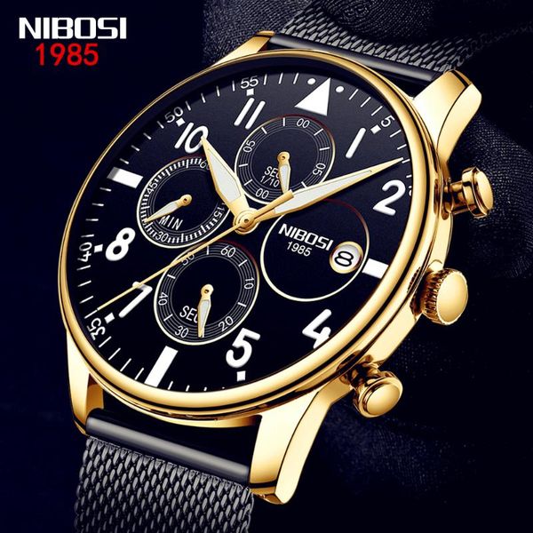 wristwatches 2021 nibosi mens watches waterproof quartz business male clock casual chronograph men watch relogio masculino, Slivery;brown
wristwatches 2021 nibosi mens watches waterproof quartz business male clock casual chronograph men watch relogio masculino, Slivery;brown