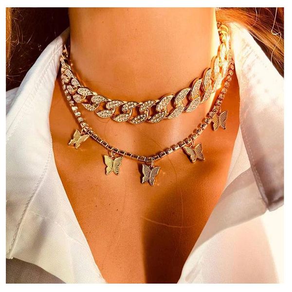 pendant necklaces hahagirl women jewelry butterfly necklace female rhinestone shining statement crystal charm choker for woman gi, Silver
pendant necklaces hahagirl women jewelry butterfly necklace female rhinestone shining statement crystal charm choker for woman gi, Silver