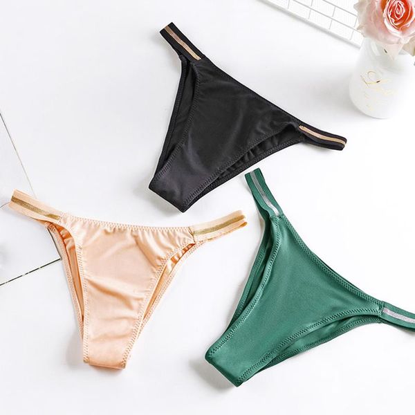 women's panties seamless women mid-waist ice silk briefs comfortable breathable underwear solid color lift the hips bikini thongs, Black;pink
women's panties seamless women mid-waist ice silk briefs comfortable breathable underwear solid color lift the hips bikini thongs, Black;pink