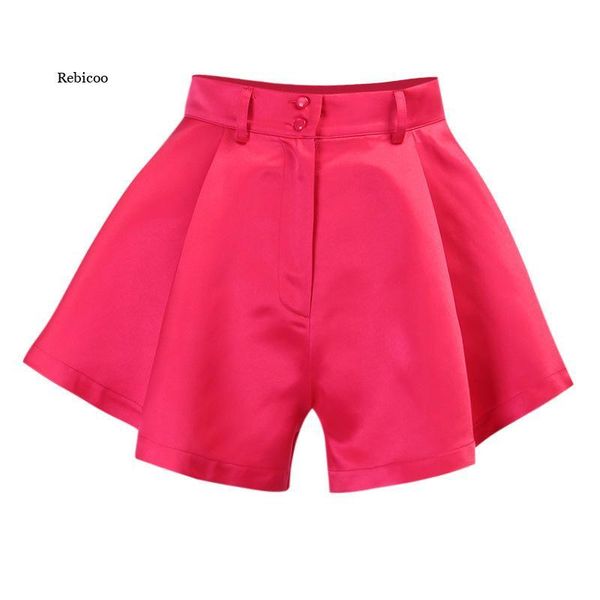 women's shorts women summer solid wide leg button high waist street bottoms fashion streetwear loose lady, White;black
women's shorts women summer solid wide leg button high waist street bottoms fashion streetwear loose lady, White;black