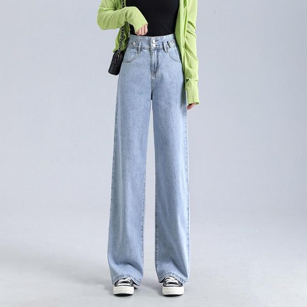 women's jeans summer fashion high waist women casual loose vintage straight jeans for women blue push up wide leg trousers full-length
women's jeans summer fashion high waist women casual loose vintage straight jeans for women blue push up wide leg trousers full-length