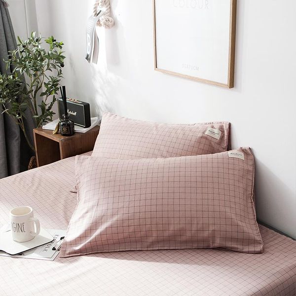 pillow case classic brown pink plaid 100% cotton cover home bedding queen size bed pillowcase super soft 48*74cm
pillow case classic brown pink plaid 100% cotton cover home bedding queen size bed pillowcase super soft 48*74cm