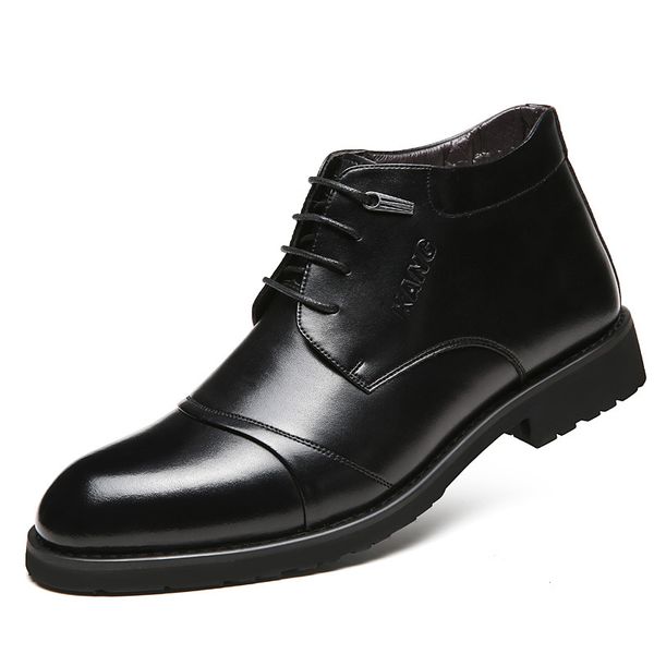 new handmade men leather winter boots warm snow men boots ankle boots for men business dress shoes 658dress shoes, Black
new handmade men leather winter boots warm snow men boots ankle boots for men business dress shoes 658dress shoes, Black
