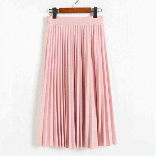 Spring Autumn Fashion Women Skirts High Waist Pleated Solid Color Half Length Elastic Skirt Promotions Lady Black Pink
Spring Autumn Fashion Women Skirts High Waist Pleated Solid Color Half Length Elastic Skirt Promotions Lady Black Pink