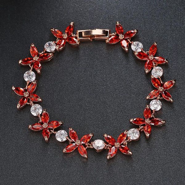 link, chain fashion elegant zircon bracelets for women flower leaf shape link wristband women's jewelry wearing gifts girlfriend wife, Black
link, chain fashion elegant zircon bracelets for women flower leaf shape link wristband women's jewelry wearing gifts girlfriend wife, Black
