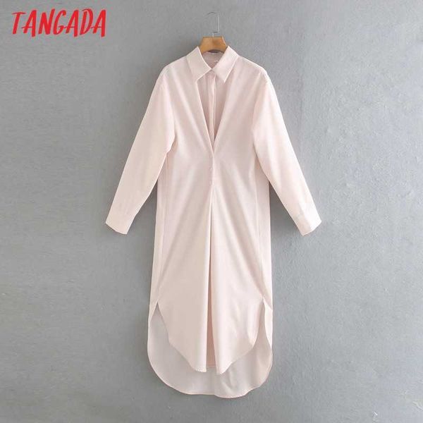tangada spring fashion women solid tunic shirt dress long sleeve female casual midi dress 2xn27 210609, Black;gray
tangada spring fashion women solid tunic shirt dress long sleeve female casual midi dress 2xn27 210609, Black;gray