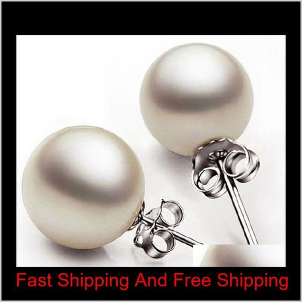 new jewelry 6mm/8mm/10mm pearl earrings stud 925 sterling silver earrings for wedding party beige color shipping pclm2 yor3m, Golden;silver
new jewelry 6mm/8mm/10mm pearl earrings stud 925 sterling silver earrings for wedding party beige color shipping pclm2 yor3m, Golden;silver