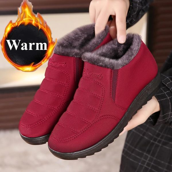 boots 2021 platform winter snow women warm plush cotton shoes thick fur short ankle slip on footwear female booties, Black
boots 2021 platform winter snow women warm plush cotton shoes thick fur short ankle slip on footwear female booties, Black