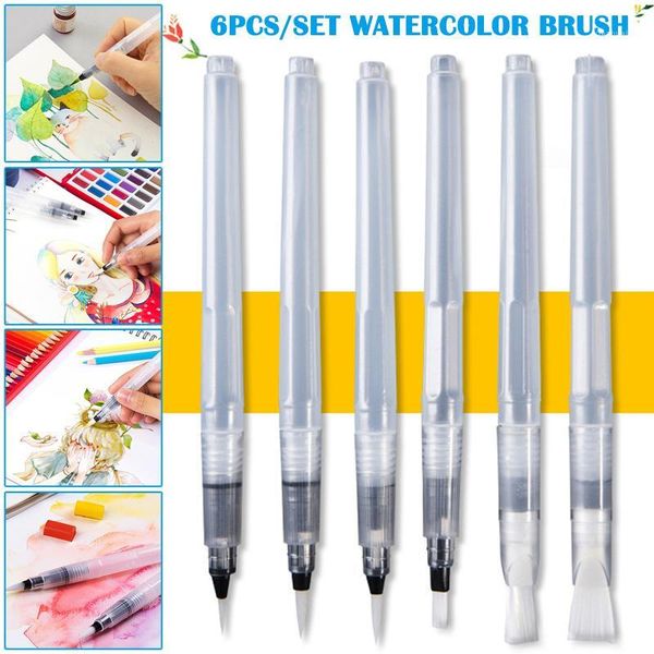 gift sets 6pcs water color brush refillable pen watercolor drawing art supply coloring pens dom6681
gift sets 6pcs water color brush refillable pen watercolor drawing art supply coloring pens dom6681