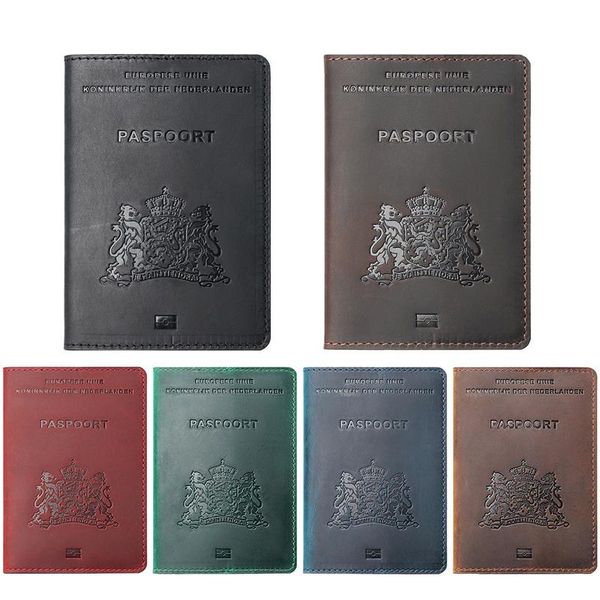 card holders genuine leather netherlands passport cover for holland holder case travel wallet, Brown;gray
card holders genuine leather netherlands passport cover for holland holder case travel wallet, Brown;gray