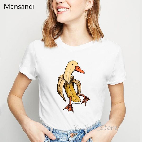 funny t shirts women clothes 2021 banana duck print t-shirt camiseta mujer harajuku gothic shirt streetwear vogue tshirt femme, White
funny t shirts women clothes 2021 banana duck print t-shirt camiseta mujer harajuku gothic shirt streetwear vogue tshirt femme, White