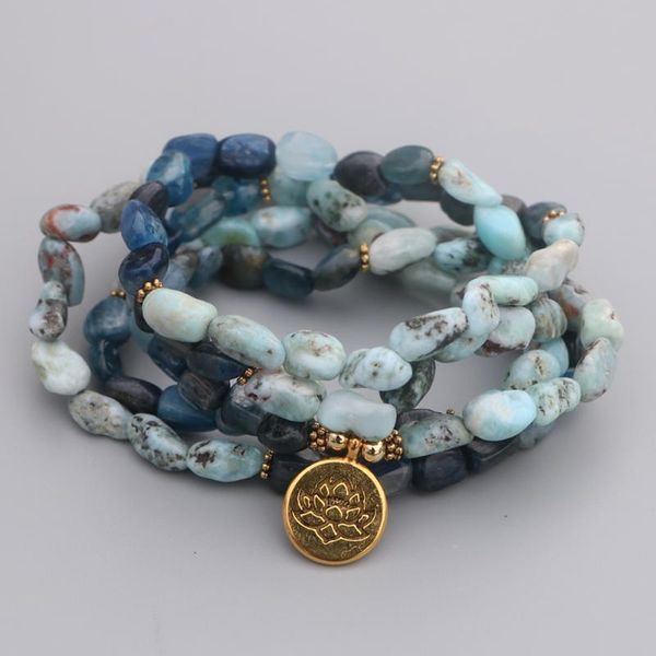 tennis edothalia natural stone unshape blue bead bracelet friendship yoga women gift bijoux, Golden;silver
tennis edothalia natural stone unshape blue bead bracelet friendship yoga women gift bijoux, Golden;silver