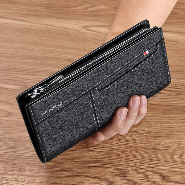 leather multifunctional wallet mens long fashion design mobile phone bag large capacity credit card holder brand coin purse, Brown;gray
leather multifunctional wallet mens long fashion design mobile phone bag large capacity credit card holder brand coin purse, Brown;gray