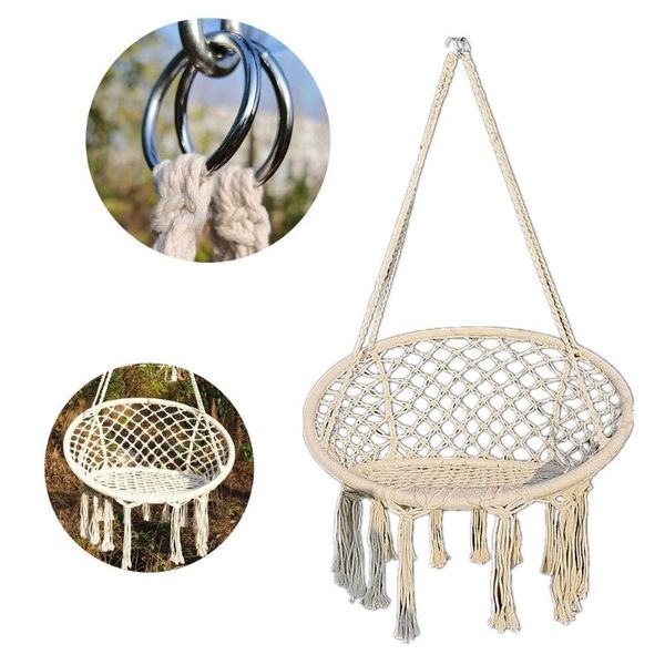 camp furniture safe hammock chair hanging rope swing for indoor, outdoor, bedroom, patio, yard, deck, garden, beige
camp furniture safe hammock chair hanging rope swing for indoor, outdoor, bedroom, patio, yard, deck, garden, beige