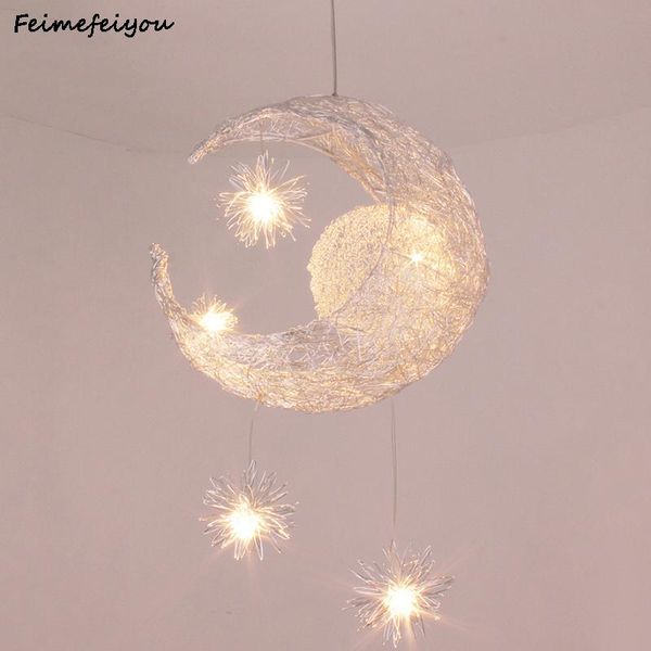 pendant lamps feimefeiyou creative personality restaurant bar balcony bedroom simple children's room warm aluminum wire star moon chand
pendant lamps feimefeiyou creative personality restaurant bar balcony bedroom simple children's room warm aluminum wire star moon chand