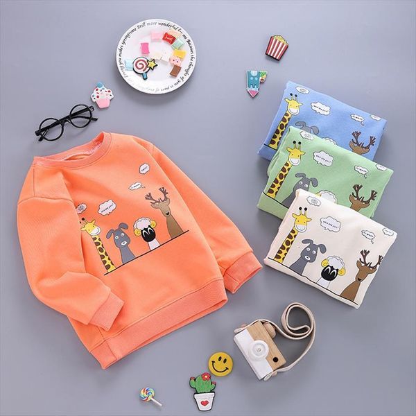 boys girls cartoon print sweatshirt baby kids long sleeve cute pullover spring autumn childrens outfits for, Black 
boys girls cartoon print sweatshirt baby kids long sleeve cute pullover spring autumn childrens outfits for, Black