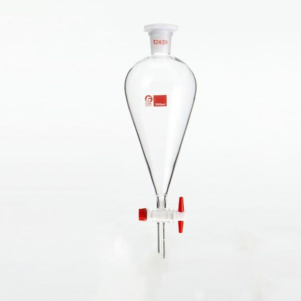 lab supplies 1pcs 30ml to 1000ml pear-shaped clear and thick separating funnel with ptfe piston for experiment
lab supplies 1pcs 30ml to 1000ml pear-shaped clear and thick separating funnel with ptfe piston for experiment