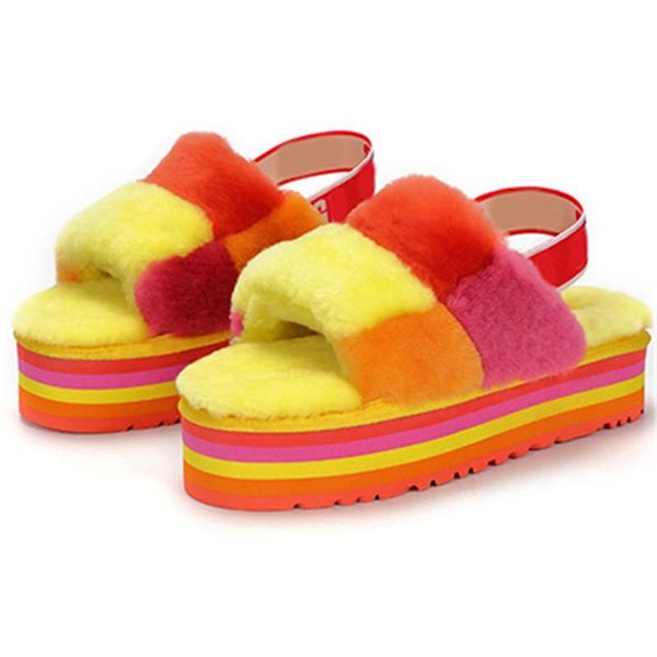 slippers fur fluffy summer female travel open toe warm wool sandals flip flops designer luxury fuzzy slide, Black
slippers fur fluffy summer female travel open toe warm wool sandals flip flops designer luxury fuzzy slide, Black
