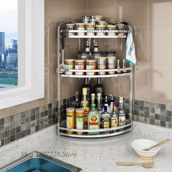 kitchen storage & organization stainless steel shelf wall-mounted corner seasoning rack tripod kitchenware
kitchen storage & organization stainless steel shelf wall-mounted corner seasoning rack tripod kitchenware