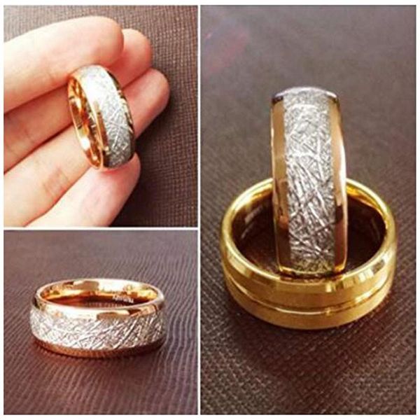 wedding rings men's silver color stainless steel ring vintage meteorites inlaid for men engagement band domed comfort fit, Slivery;golden
wedding rings men's silver color stainless steel ring vintage meteorites inlaid for men engagement band domed comfort fit, Slivery;golden
