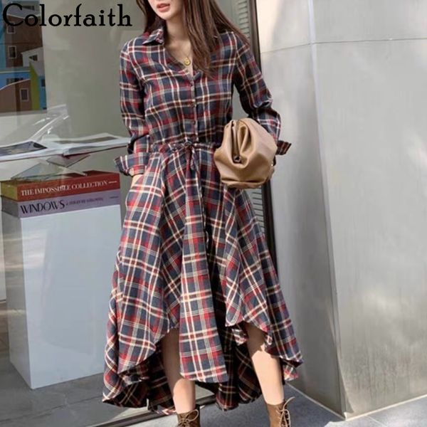 colorfith new 2021 womens utumn winter dresses vintge koren style checkered elegnt ldy lce up plid long dress dr2216, Black;gray
colorfith new 2021 womens utumn winter dresses vintge koren style checkered elegnt ldy lce up plid long dress dr2216, Black;gray