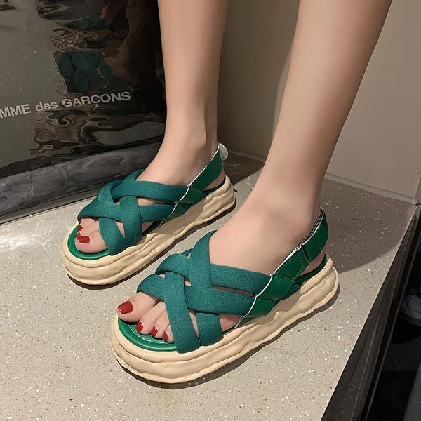 sandals open toe platform women thick sole shoes summer outdoo british wind zapatos mujer 2021, Black
sandals open toe platform women thick sole shoes summer outdoo british wind zapatos mujer 2021, Black