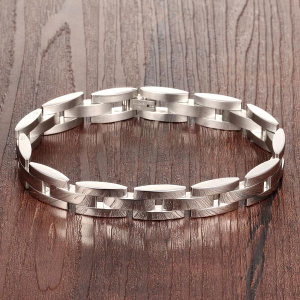 charm bracelets thickness luxury stainless steel men's office style domineering for wrist accessories anniversary body jewelry gifts, Golden;silver
charm bracelets thickness luxury stainless steel men's office style domineering for wrist accessories anniversary body jewelry gifts, Golden;silver