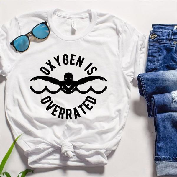 oxygen is overrated swim mens and womens women cotton casual funny lady yong girl tee 5 colors drop, White;black
oxygen is overrated swim mens and womens women cotton casual funny lady yong girl tee 5 colors drop, White;black