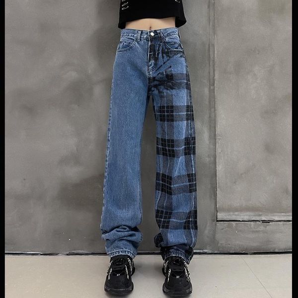 women's pants & capris cool patchwork summer korean harajuku plaid japan mori girl autumn trousers fashion straight hip hop women, Black;white
women's pants & capris cool patchwork summer korean harajuku plaid japan mori girl autumn trousers fashion straight hip hop women, Black;white