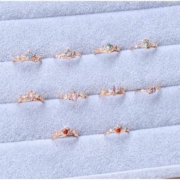 cluster rings 2021 fashion selling original princess crown series ring elegant and feminine exquisite jewelry gift, Golden;silver
cluster rings 2021 fashion selling original princess crown series ring elegant and feminine exquisite jewelry gift, Golden;silver