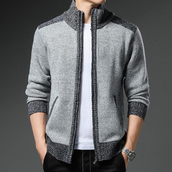 men's jackets cardigan jacket coat male autumn winter tide brand all-match stand collar knit shirt loose leisure warm wool sweater, Black;brown
men's jackets cardigan jacket coat male autumn winter tide brand all-match stand collar knit shirt loose leisure warm wool sweater, Black;brown