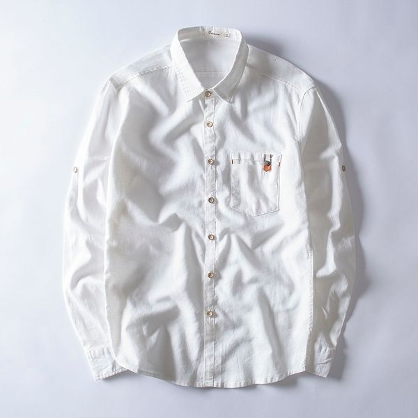 2021 summer and autumn new men's long-sleeved solid fashion simple white shirt mens brand casual male shirts camisa 1441, White;black
2021 summer and autumn new men's long-sleeved solid fashion simple white shirt mens brand casual male shirts camisa 1441, White;black