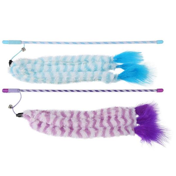 cat toys three-string striped stick set interactive toy funny kitten pet play 
cat toys three-string striped stick set interactive toy funny kitten pet play