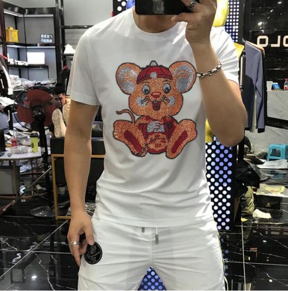rhinestone cool new t chinese style men's t-shirts soft and slim design men/women cotton, White;black
rhinestone cool new t chinese style men's t-shirts soft and slim design men/women cotton, White;black