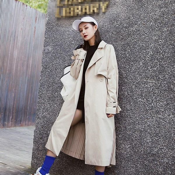 women's trench coats women loose pleated coat turn-down collar fashion patchwork big size windbreaker female long sleeve overcoat, Tan;black
women's trench coats women loose pleated coat turn-down collar fashion patchwork big size windbreaker female long sleeve overcoat, Tan;black
