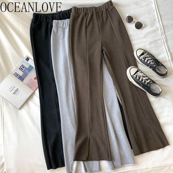 women's pants & capris oceanlove woman solid elastic high waist korean style mujer pantalones 2021 spring flare ins fashion bottoms 199, Black;white
women's pants & capris oceanlove woman solid elastic high waist korean style mujer pantalones 2021 spring flare ins fashion bottoms 199, Black;white