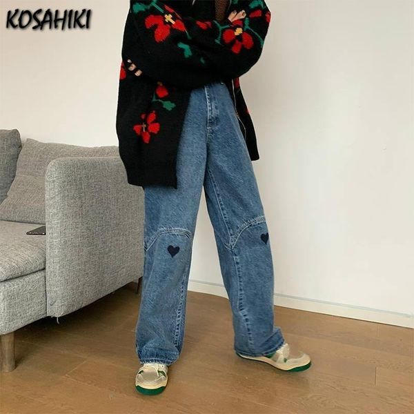women's pants & capris kosahiki harajuku loose casual female jeans heart print plus size vintage women high waist straight trousers str, Black;white
women's pants & capris kosahiki harajuku loose casual female jeans heart print plus size vintage women high waist straight trousers str, Black;white