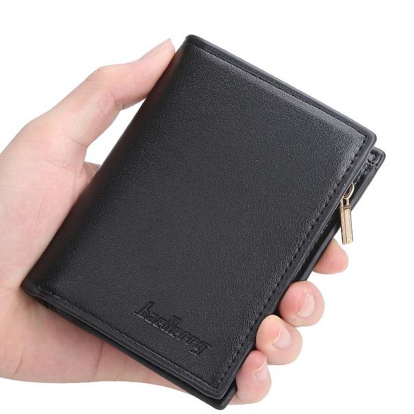 wallets fashion men's short wallet korean version of the multi-card three-fold bag zipper coin purse, Red;black
wallets fashion men's short wallet korean version of the multi-card three-fold bag zipper coin purse, Red;black