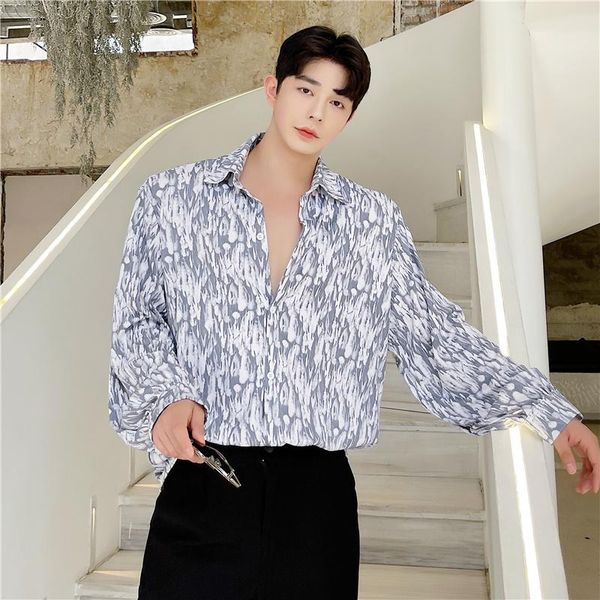 men's casual shirts autumn tie-dye fashion printing stretch men korean loose long-sleeved mens dress -2xl, White;black
men's casual shirts autumn tie-dye fashion printing stretch men korean loose long-sleeved mens dress -2xl, White;black