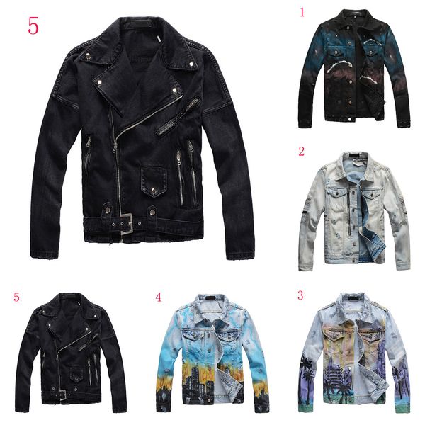 famous men's denim jackets men women casual coats black blue fashion mens jacket stylist outwear size m-4xxl, Black;brown
famous men's denim jackets men women casual coats black blue fashion mens jacket stylist outwear size m-4xxl, Black;brown